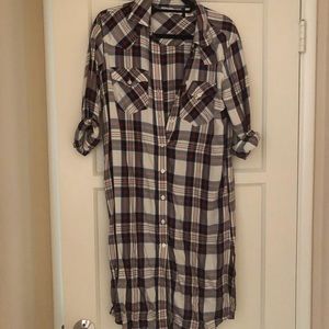 Levi’s plaid shirt dress